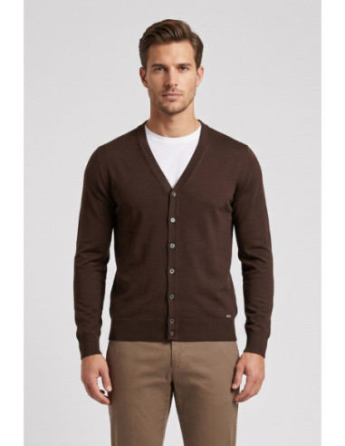 Markup cardigan a bottoni in misto viscosa MK20017 [e9202a4e]