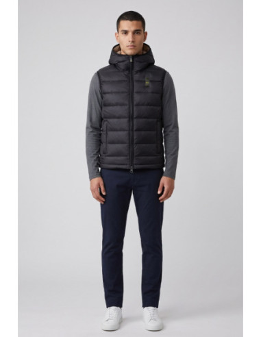 Blauer gilet con cappuccio Arden 26WBLUX03046-006047 [d1931ccd]