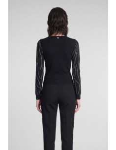 Phard maglia girocollo con borchiette 4134PH116 [e91eac2a] 2