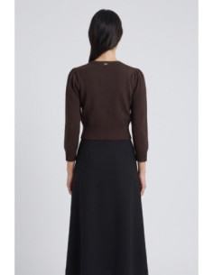 Phard cardigan 4 bottoni con inserti in pizzo 5758H1262 [0326313a] 2