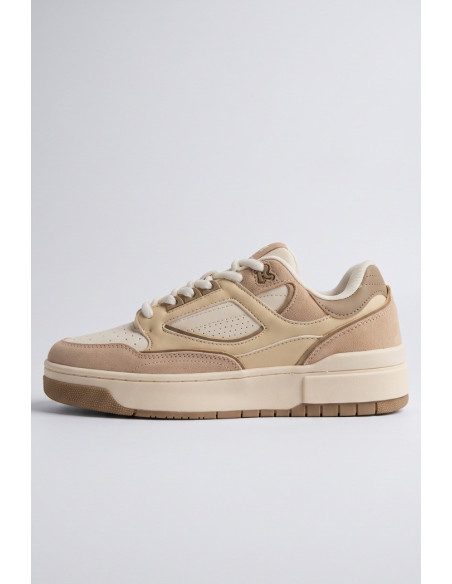 Refrigue sneaker stringata con logo Ground001 [07ca6ad5]