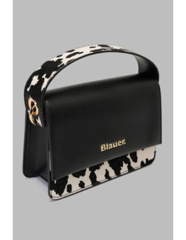 Blauer borsa mini con inserto animalier F6FIM01PON/MIG [adcb1b2a]
