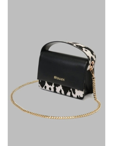 Blauer borsa mini con inserto animalier F6FIM01PON/MIG [c3f09923]
