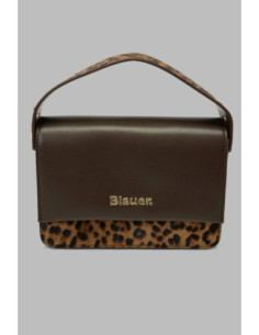Blauer borsa mini con inserto animalier F6FIM01PON/MIG [f4c9b6c1]