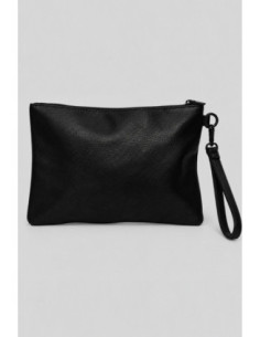 Blauer pochette in ecopelle con logo F6BUS01/BRO [878e04b3] 2
