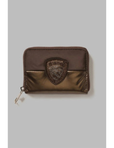 Blauer portafoglio in poliestere e nylon F6PALM03/PAD [9dacc995]