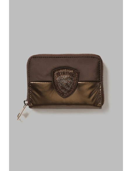 Blauer portafoglio in poliestere e nylon F6PALM03/PAD [9dacc995]