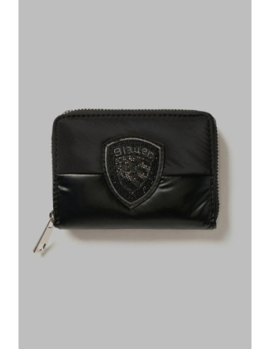 Blauer portafoglio in poliestere e nylon F6PALM03/PAD [efacdcf2]