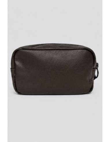 Blauer pochette in ecopelle martellata F6GOY03/BRO [54a57ac2]
