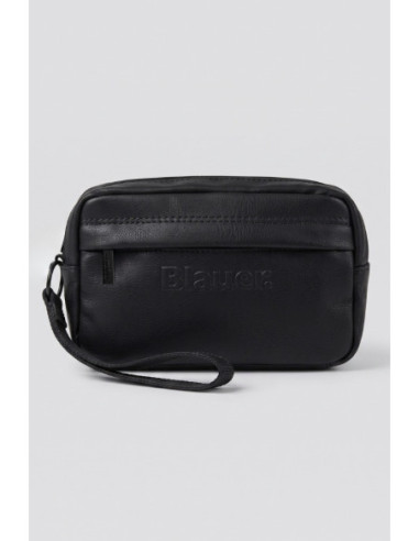 Blauer pochette in ecopelle martellata F6GOY03/BRO [ff832ca8]