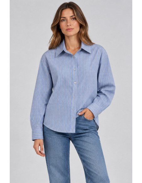 Blash camicia rigata in cotone BS2730001 [fad0afd5]