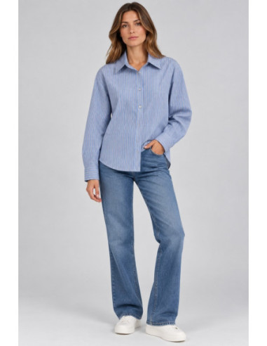 Blash camicia rigata in cotone BS2730001 [94eb2ddc]