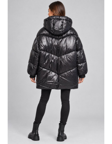 Blash piumino midi in nylon con cappuccio BS2740005 [8bf94bea]