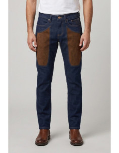 Jeckerson jeans 5 tasche toppa alcantara skinny James AI26JUPPA077JOHN002-D182C [d6fa8d0a]