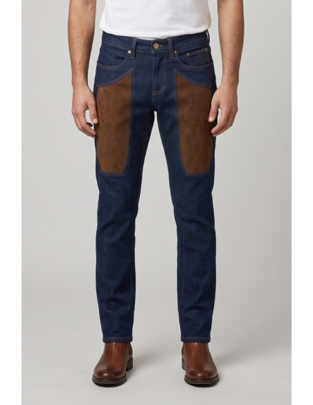 Jeckerson jeans 5 tasche toppa alcantara skinny James AI26JUPPA077JOHN002-D182C [d6fa8d0a]