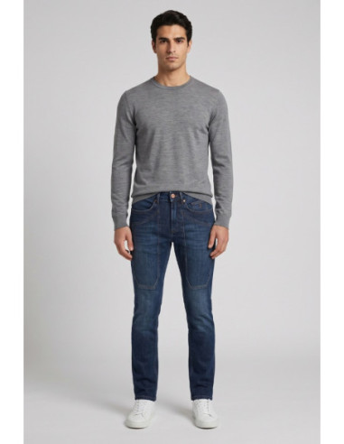 Jeckerson jeans 5 tasche toppa denim skinny James AI26JUPPA100JAMES001-D183 [5ed41341]