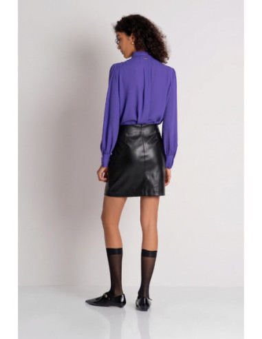 Fracomina gonna slim mini in finta pelle FR26WG1004P41101 [a182862b]