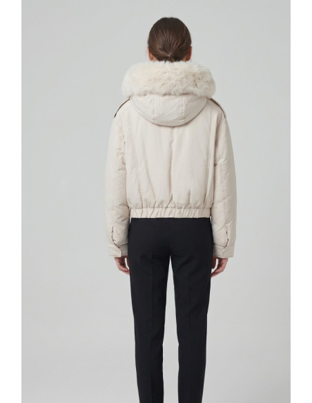 Phard giubbino con cappuccio in ecopelliccia 4900H1283 [9bbe921c]