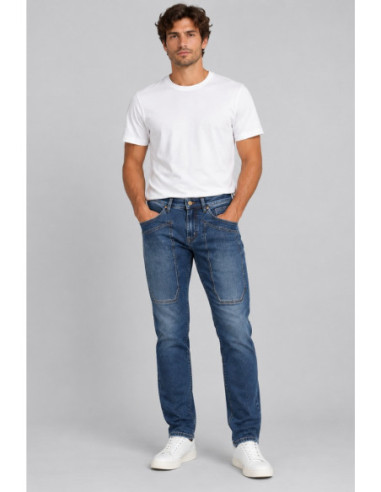 Jeckerson jeans 5 tasche toppa denim slim John AI26JUPPA077JOHN001-D186 [c0cc2718]