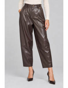 Markup pantalone balloon in ecopelle MW2650108 [df6710e3]