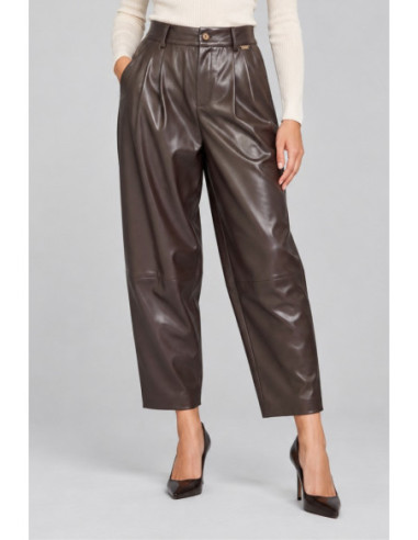 Markup pantalone balloon in ecopelle MW2650108 [df6710e3]