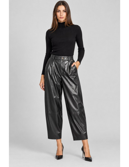 Markup pantalone balloon in ecopelle MW2650108 [c35c878d]