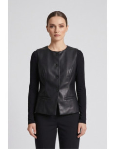 Phard gilet in ecopelle 090683 [83b23a40]