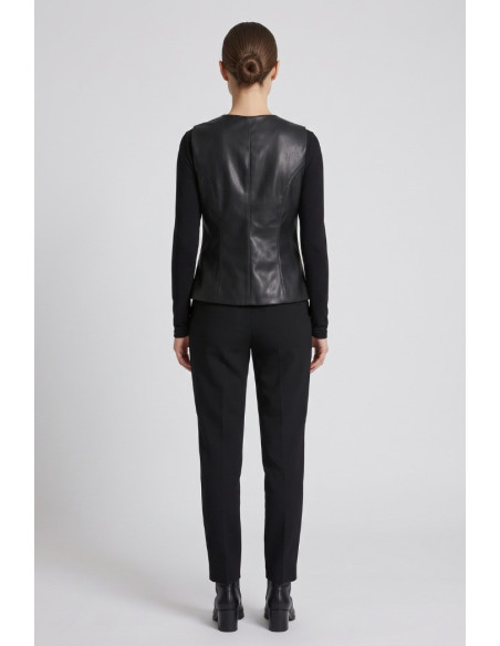 Phard gilet in ecopelle 090683 [5a94794d]