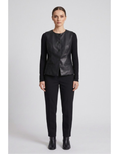 Phard gilet in ecopelle 090683 [ed89b849]