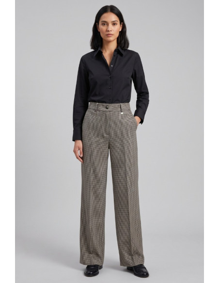 Phard pantalone in pied de poule 090714 [3f9d8872]