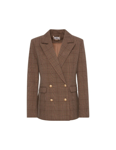 Fracomina blazer regular doppiopetto in principe di Galles FR26WJ3023W57595 [7c257508]