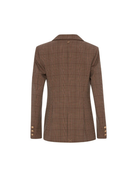 Fracomina blazer regular doppiopetto in principe di Galles FR26WJ3023W57595 [a5033605]