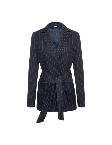 Fracomina blazer regular in denim gessato FR26WJ4013D407D4 [85ad5e20]