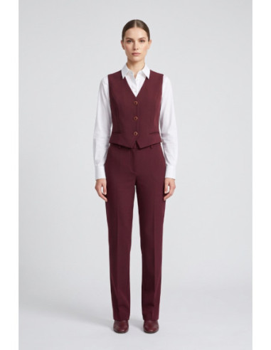 Fracomina gilet regular con scollo a V FR26WJ5005W42901 [2b14f17d]