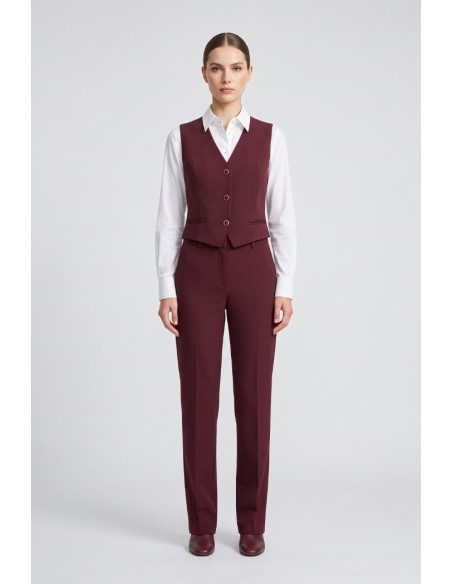 Fracomina gilet regular con scollo a V FR26WJ5005W42901 [2b14f17d]