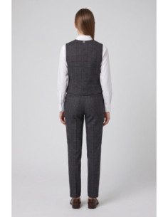 Fracomina gilet slim in principe di Galles FR26WJ5008W575O2 [d1743438] 2