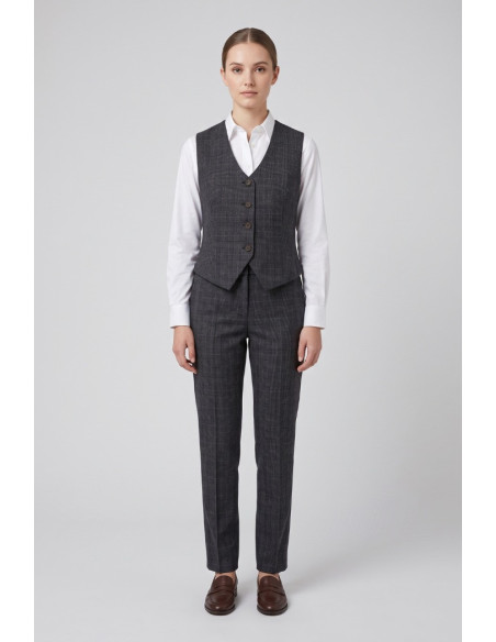 Fracomina gilet slim in principe di Galles FR26WJ5008W575O2 [bf4fb631]