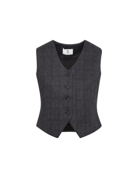 Fracomina gilet slim in principe di Galles FR26WJ5008W575O2 [ba1ff12f]
