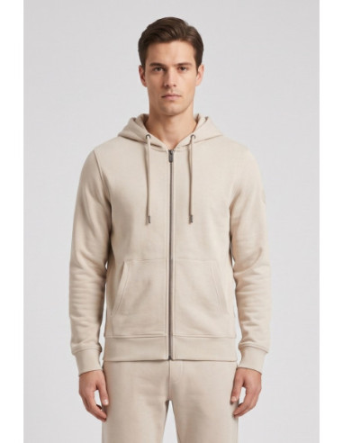 Markup felpa in misto cotone con zip e cappuccio MK22002 [44b0902f]