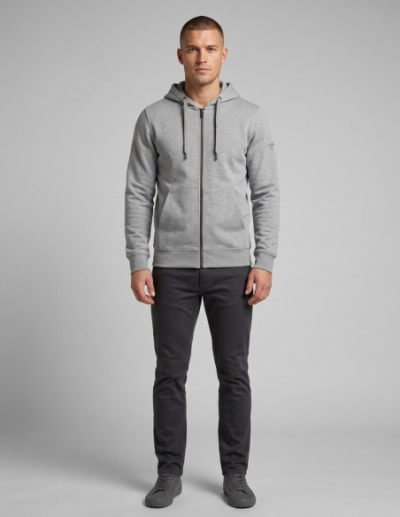 Markup felpa in misto cotone con zip e cappuccio MK22002 [78824c80]