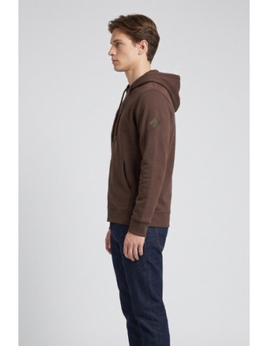 Markup felpa in misto cotone con zip e cappuccio MK22002 [e042d9c0]