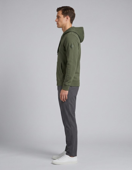 Markup felpa in misto cotone con zip e cappuccio MK22002 [d8261cce]