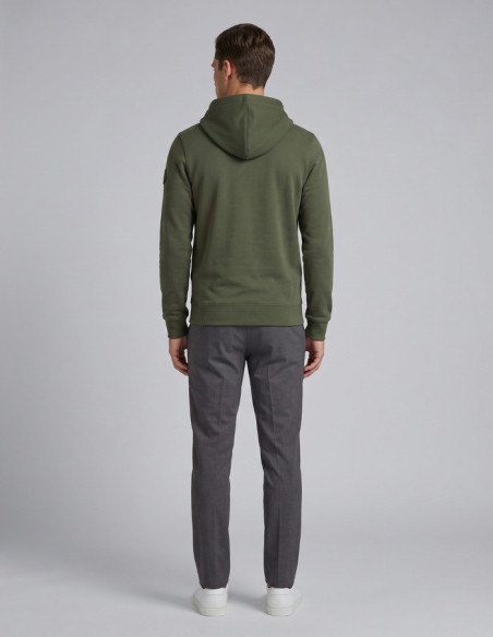 Markup felpa in misto cotone con zip e cappuccio MK22002 [6f3bddca]