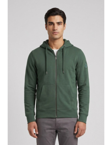 Markup felpa in misto cotone con zip e cappuccio MK22002 [551e72d7]