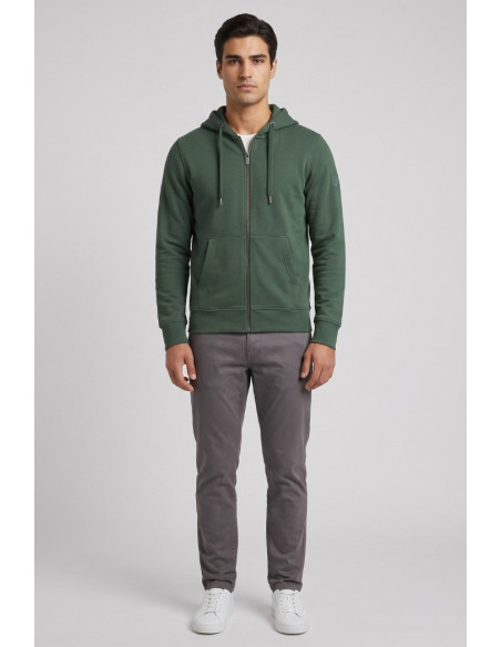 Markup felpa in misto cotone con zip e cappuccio MK22002 [3e75b7c0]