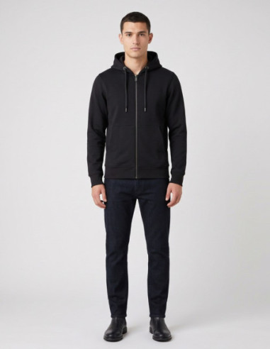 Markup felpa in misto cotone con zip e cappuccio MK22002 [255f0da3]