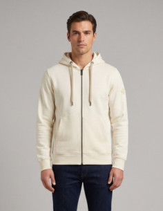 Markup felpa in misto cotone con zip e cappuccio MK22002 [2207fc63]