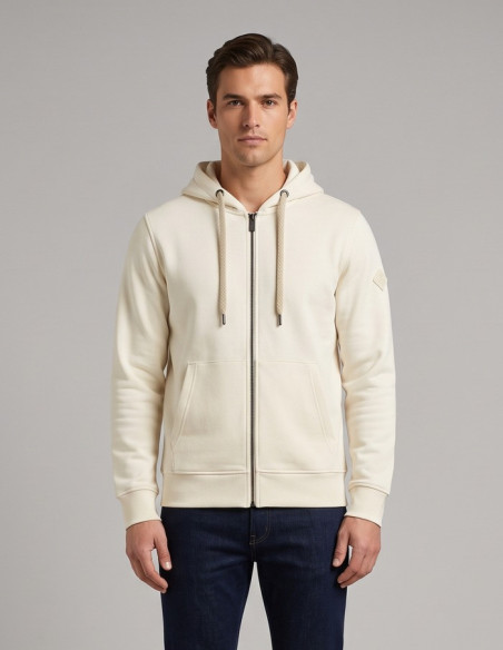 Markup felpa in misto cotone con zip e cappuccio MK22002 [2207fc63]