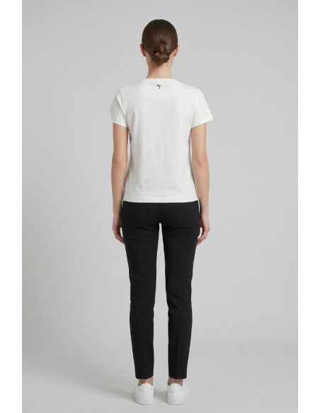 Markup t-shirt girocollo con strass MW2610016 [4ad3a0bb]