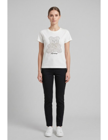 Markup t-shirt girocollo con strass MW2610016 [fdce61bf]